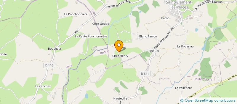 localisation de l'entreprise GAEC LESTRA CLEMENT  SAINT-CLEMENT-LES-PLACES