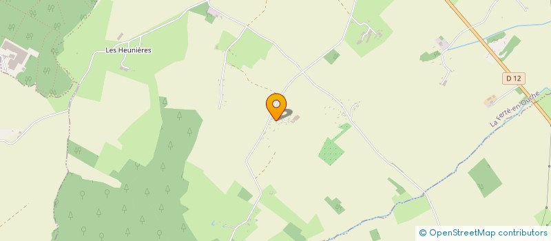 localisation de l'entreprise GAEC LETOURNEUR à LA FERTE-EN-OUCHE