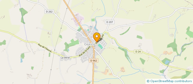 localisation de l'entreprise GAEC LEUDRIE à JUVIGNY VAL D'ANDAINE