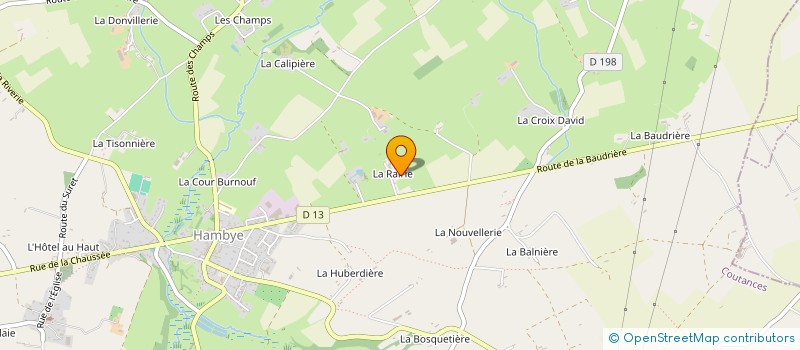 localisation de l'entreprise GAEC LEVILLY à GAVRAY-SUR-SIENNE