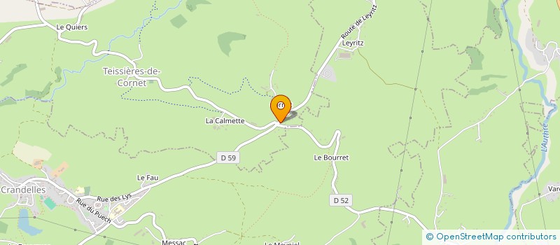 localisation de l'entreprise GAEC LEYBROS à AYRENS