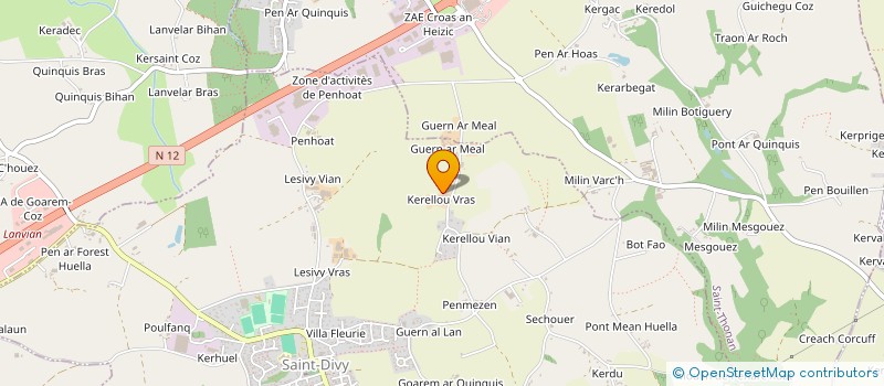 localisation de l'entreprise GAEC LEZIART  SAINT-DIVY