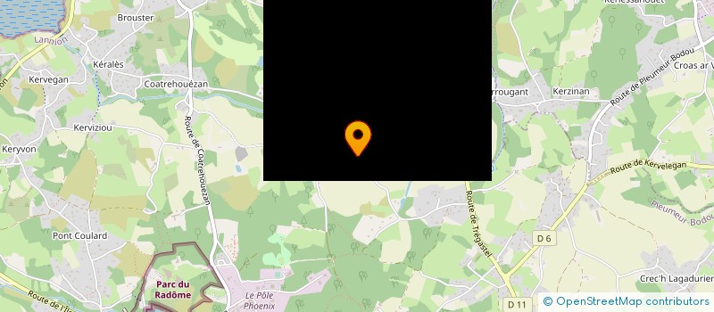 localisation de l'entreprise GAEC LEZORANNE à PLEUMEUR-BODOU