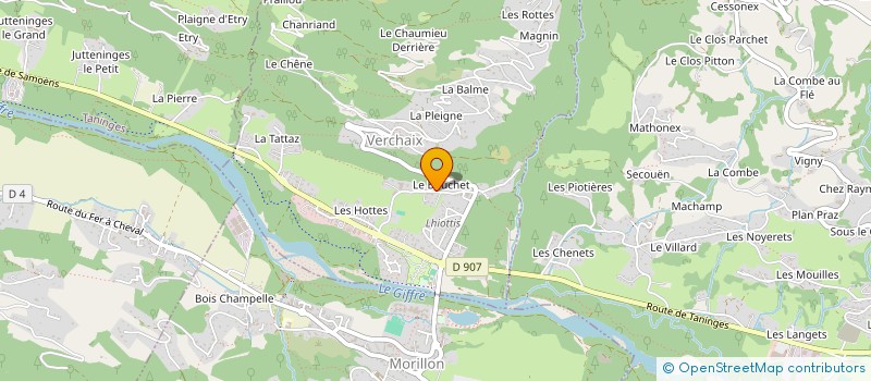 localisation de l'entreprise GAEC LHOTTI  VERCHAIX