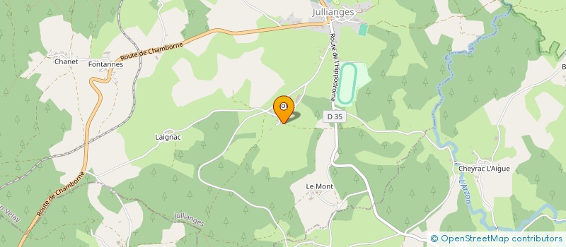 localisation de l'entreprise GAEC LIMOUSIN DU GARAY à JULLIANGES