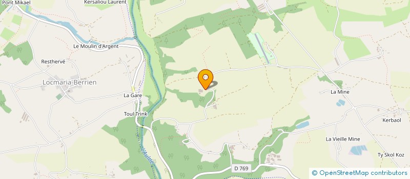 localisation de l'entreprise GAEC LINCOT à POULLAOUEN