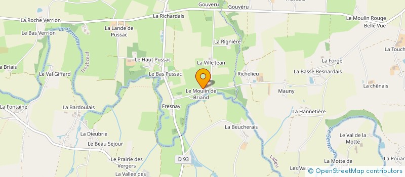 localisation de l'entreprise GAEC LOGI  TRESBOEUF