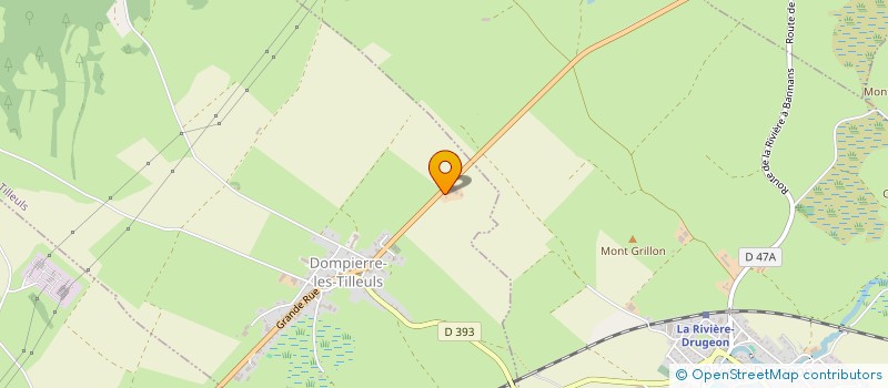 localisation de l'entreprise GAEC LONGEVAUX à DOMPIERRE-LES-TILLEULS
