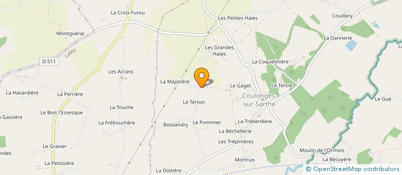 localisation de l'entreprise GAEC LONGUET à BURES