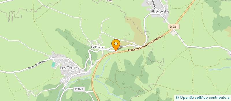 localisation de l'entreprise GAEC LONJOU-ROUFFIAC à LES TERNES