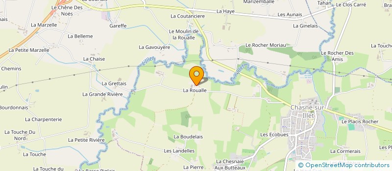 localisation de l'entreprise GAEC LORET à SAINT-AUBIN-D AUBIGNE