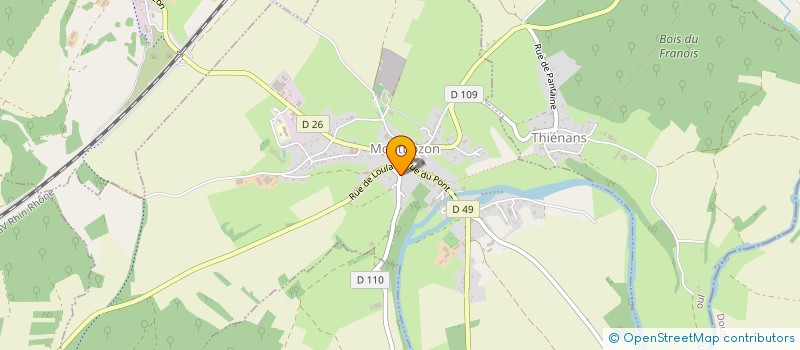 localisation de l'entreprise GAEC LOUISON  THIENANS