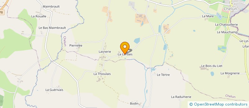 localisation de l'entreprise GAEC LOUMATI à MARTIGNE-FERCHAUD