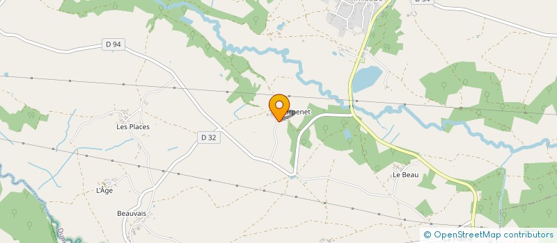 localisation de l'entreprise GAEC LOUVEAU à PRISSAC