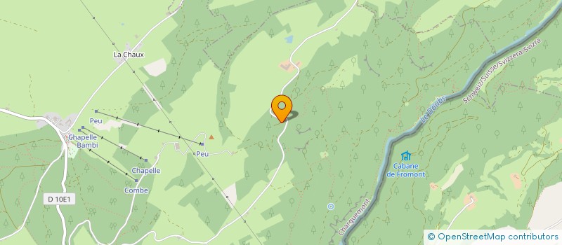 localisation de l'entreprise GAEC LOUVET DU VAUDEY à CHARQUEMONT