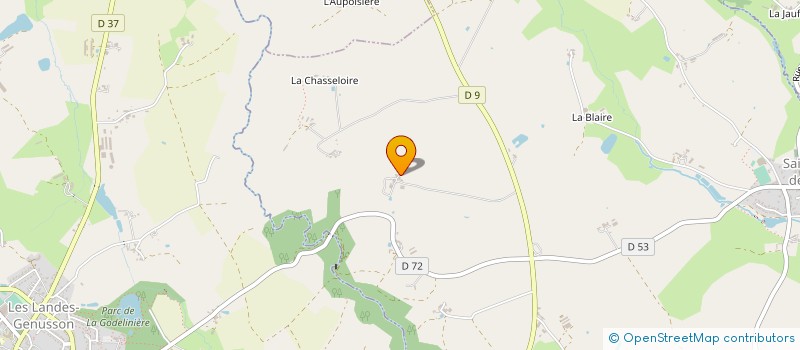 localisation de l'entreprise GAEC LUCAS à SAINT-MARTIN-DES-TILLEULS