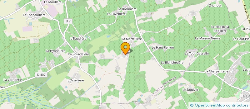 localisation de l'entreprise GAEC LUNEAU à LE LOROUX-BOTTEREAU