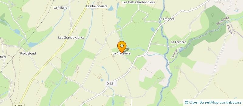 localisation de l'entreprise GAEC LUTTIAU-SICOT à EXIREUIL