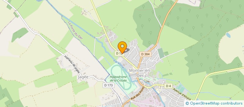 localisation de l'entreprise GAEC MACLOUD à LA PORTE DU DER