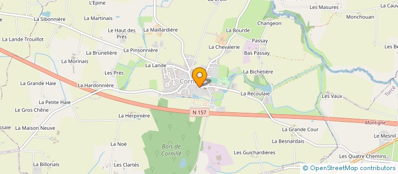 localisation de l'entreprise GAEC MAEN HIR à CHAMPEAUX