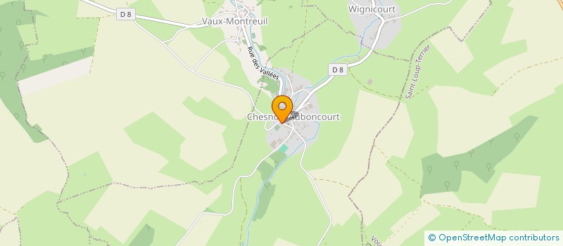 localisation de l'entreprise GAEC MAGIN  CHESNOIS-AUBONCOURT