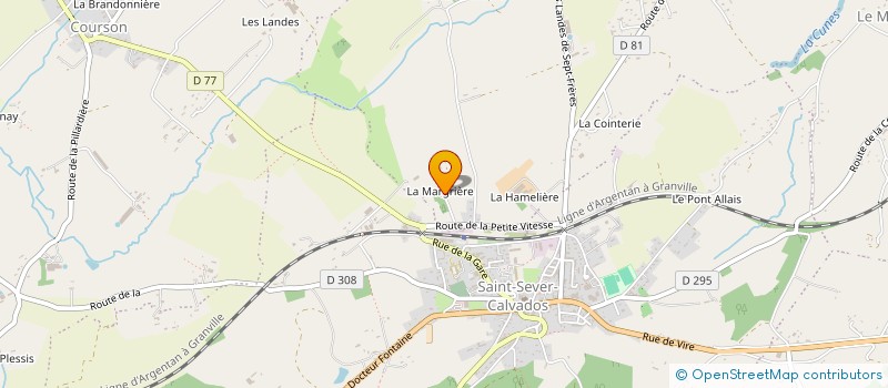 localisation de l'entreprise GAEC MAGRILANDE à NOUES DE SIENNE