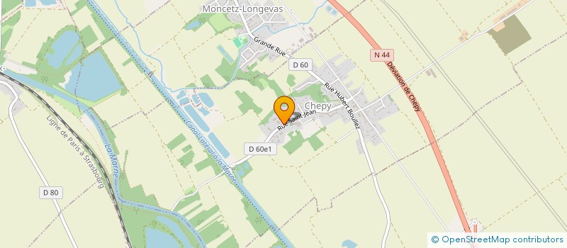 localisation de l'entreprise GAEC MAILLARD-PANNET à CHEPY