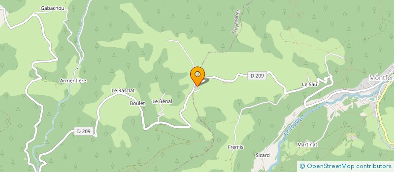 localisation de l'entreprise GAEC MAINIOTS à MONTFERRIER