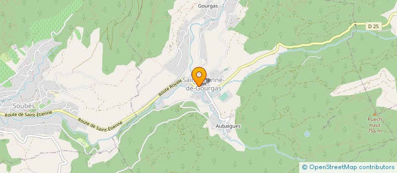 localisation de l'entreprise GAEC MAISON BOUSQUET  SAINT-ETIENNE-DE-GOURGAS