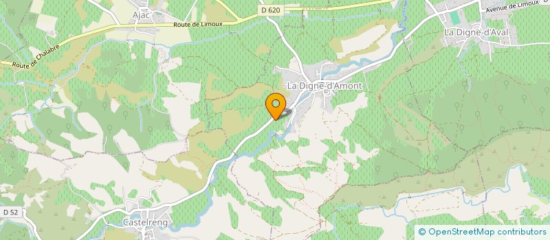 localisation de l'entreprise GAEC MAISON JEAN ET MARIE  LA DIGNE-D'AMONT