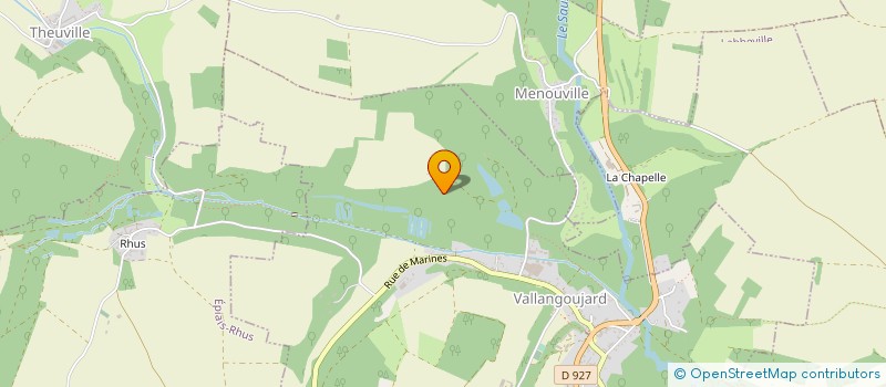 localisation de l'entreprise GAEC MAITRE DE VALLANGOUJARD  VALLANGOUJARD