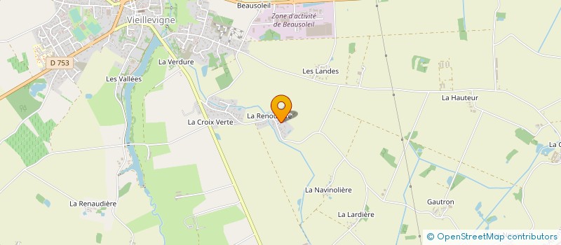 localisation de l'entreprise GAEC MALABRIT à VIEILLEVIGNE