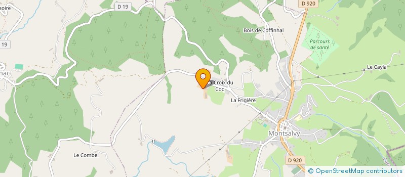 localisation de l'entreprise GAEC MALVEZIN à MONTSALVY