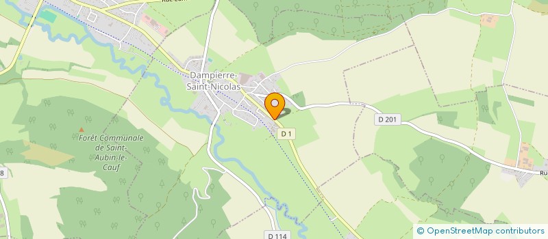 localisation de l'entreprise GAEC MANOURY  DAMPIERRE-SAINT-NICOLAS