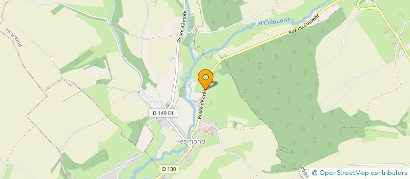 localisation de l'entreprise GAEC MAQUAIRE  HESMOND