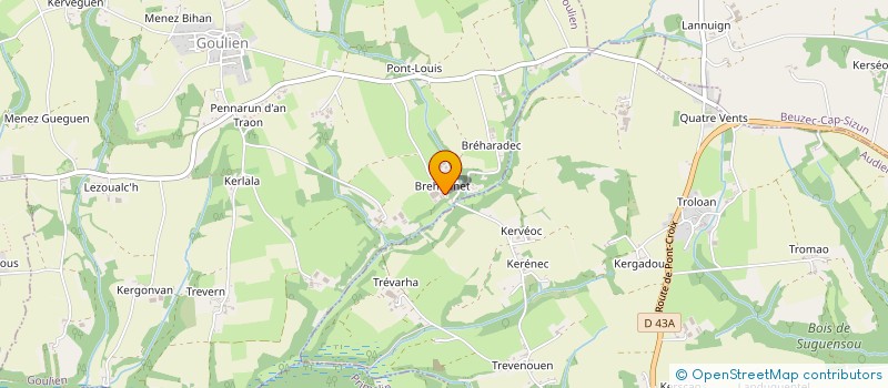 localisation de l'entreprise GAEC MARAICHERS BIO DU CAP  GOULIEN