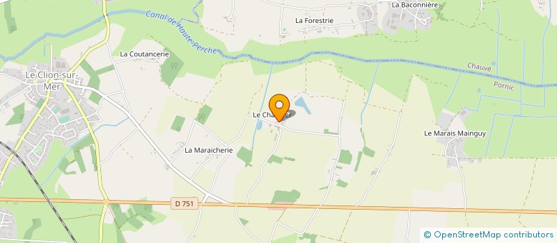 localisation de l'entreprise GAEC MARAIS DU CHATELIER à PORNIC