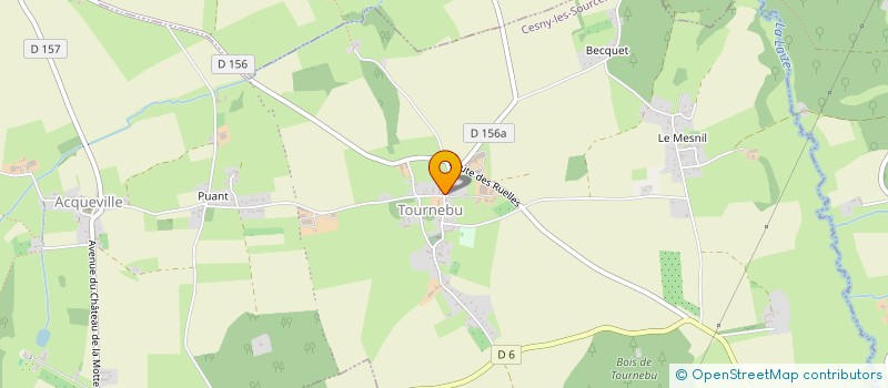 localisation de l'entreprise GAEC MARIE & FILS  CESNY-LES-SOURCES