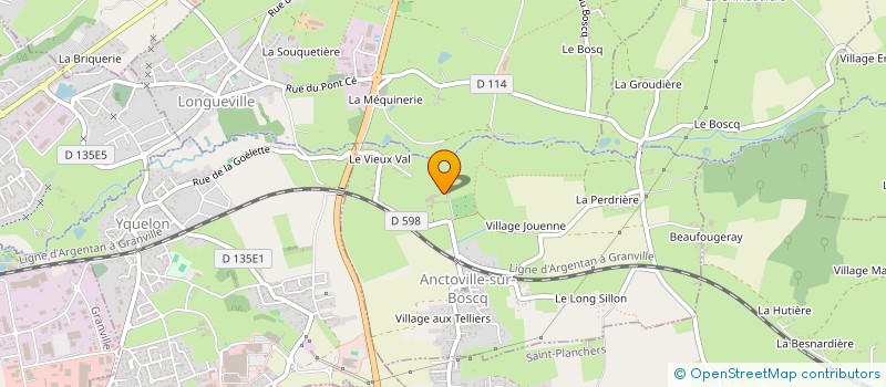 localisation de l'entreprise GAEC MARIN  ANCTOVILLE-SUR-BOSCQ