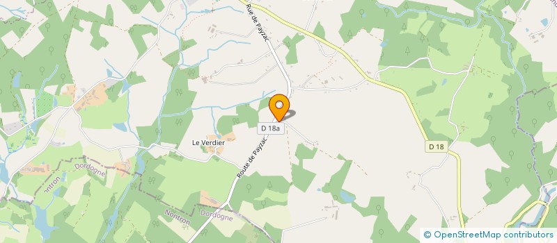 localisation de l'entreprise GAEC MARIS  LADIGNAC-LE-LONG