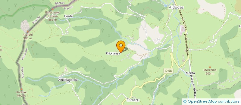 localisation de l'entreprise GAEC MARITXO  BANCA