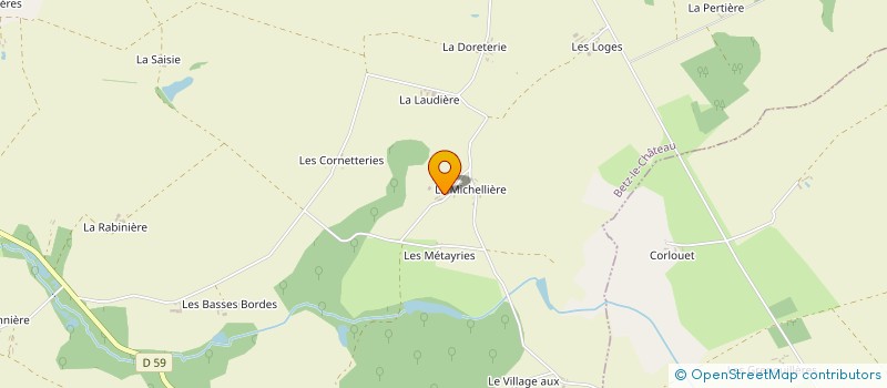 localisation de l'entreprise GAEC MARVILLE à BETZ-LE-CHATEAU