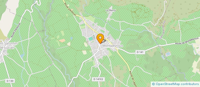 localisation de l'entreprise GAEC MAS D ANGLADE à MONTPEYROUX