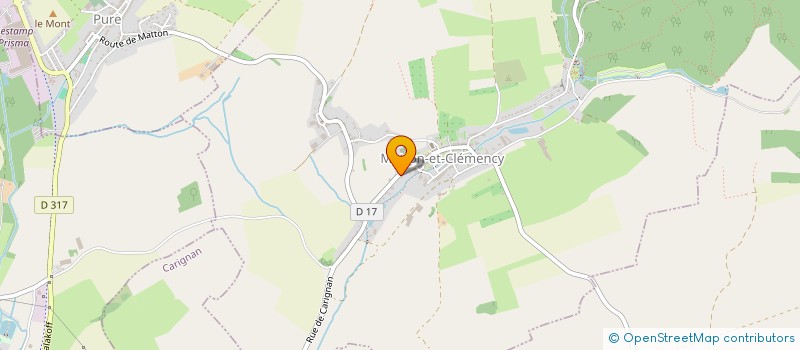 localisation de l'entreprise GAEC MASSENET  MATTON-ET-CLEMENCY