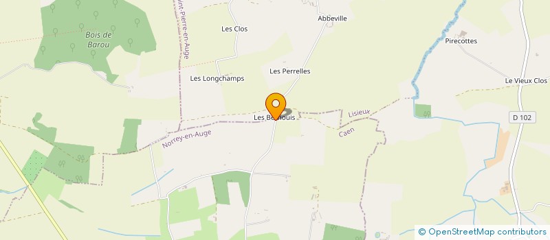 localisation de l'entreprise GAEC MASSON à SAINT-PIERRE-EN-AUGE