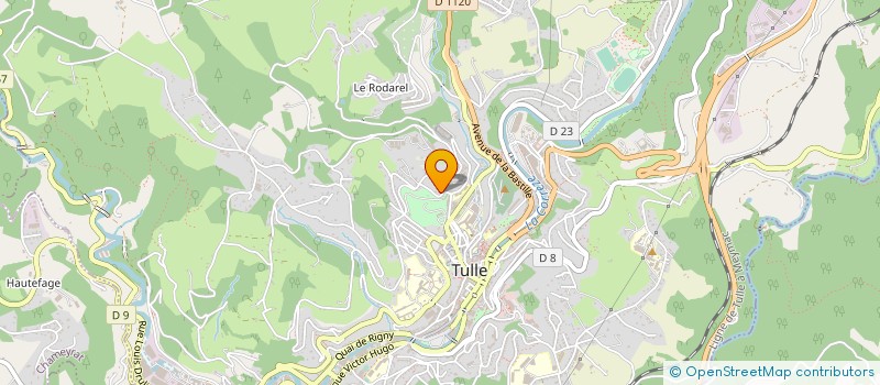 localisation de l'entreprise GAEC MAUGEIN  TULLE