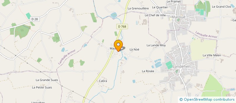 localisation de l'entreprise GAEC MAUNY à SAINT-ALBAN