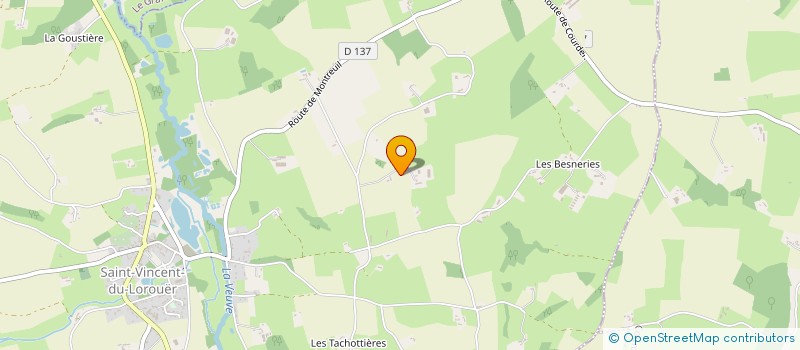 localisation de l'entreprise GAEC MAURY à SAINT VINCENT DU LOROUER