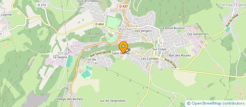 localisation de l'entreprise GAEC MAUVAIS P.C.G à MAICHE