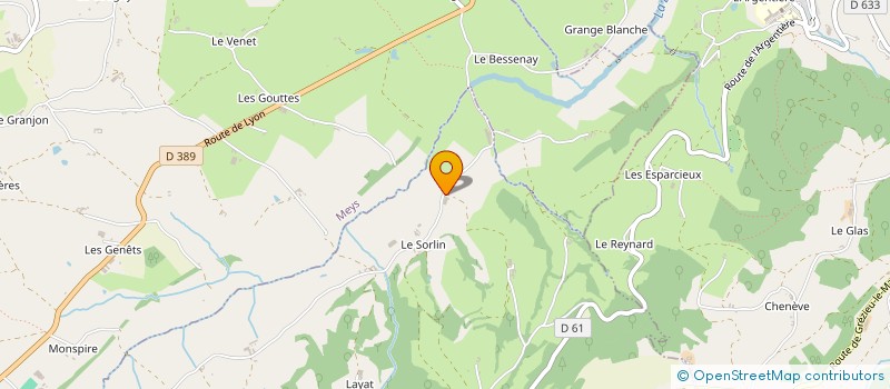 localisation de l'entreprise GAEC MAUVERNAY à GREZIEU-LE-MARCHE